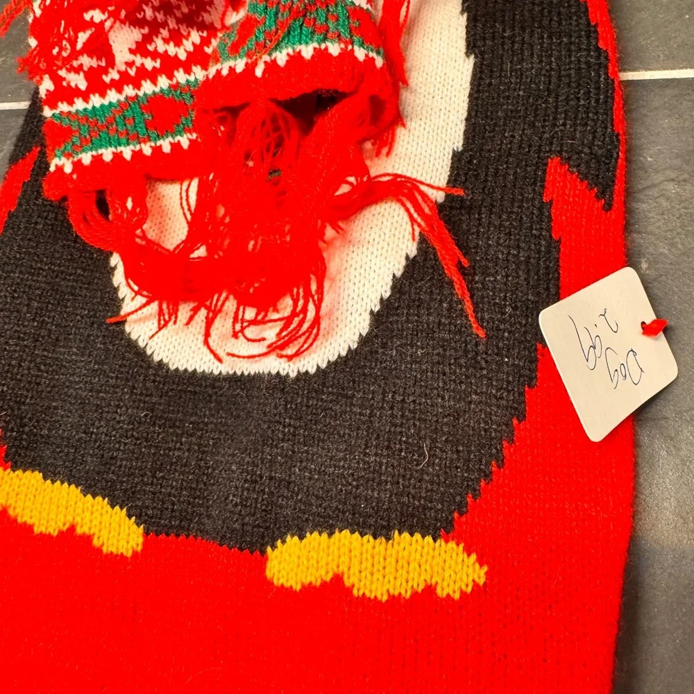 Frisco Penguin Sweater Dog‎ Pet XXS Red Acrylic Christmas Ugly Holiday